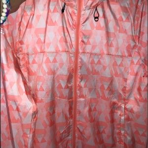 BRAND NEW Adidas Peach Windbreaker